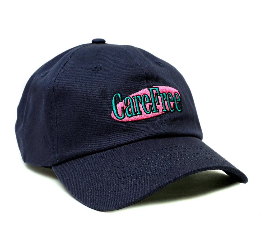 Carefree Strap Back Cap - Navy