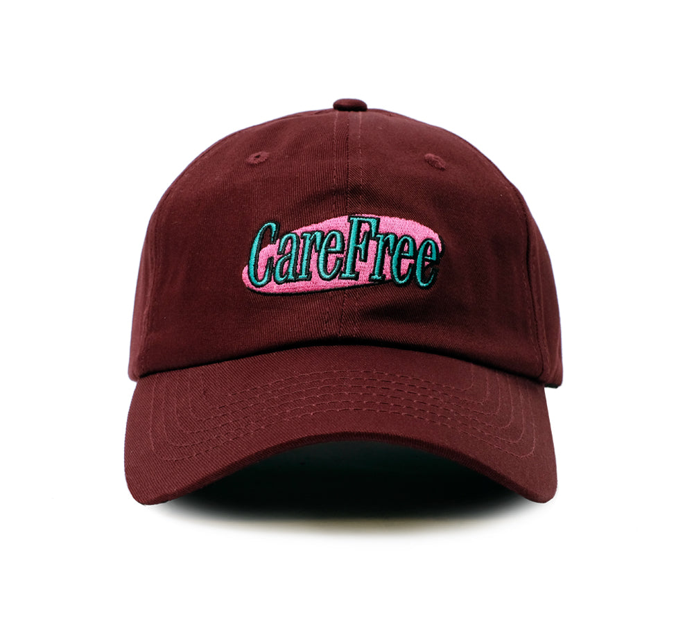 Carefree Strap Back Cap -  Burgundy