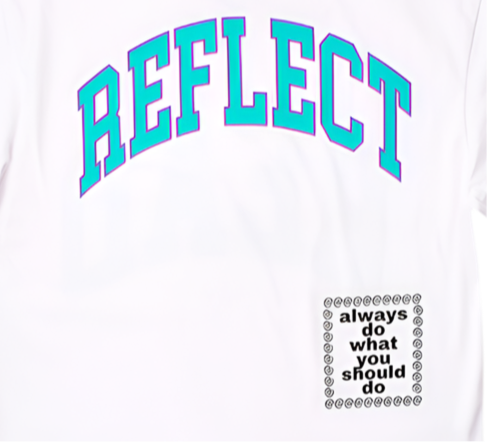 Read Reflect Always Tee White